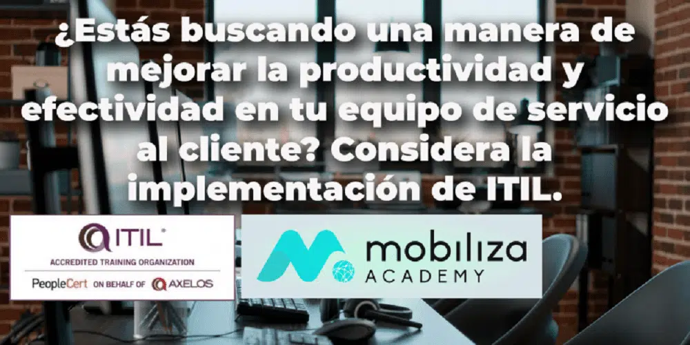 ITIL, o Information Technology Infrastructure Library, es un conjunto de mejores prácticas para la gestión de servicios de tecnología de la información siendo un marco de trabajo ampliamente utilizado en la gestión de servicios de TI. Sin embargo, sus principios y prácticas también se pueden aplicar al servicio al cliente, independientemente del sector en el que trabajes.
